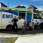 Ambulance Tour with dayhome children