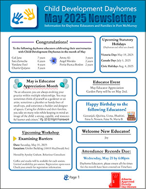 CDDH Fort McMurray May 2025 newsletter thumbnail