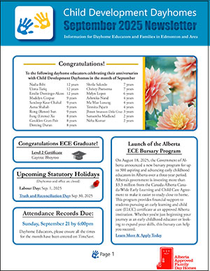 CDDH Edmonton September 2025 Newsletter