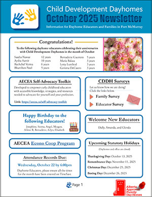 CDDH Newsletter Fort McMurray October 2025