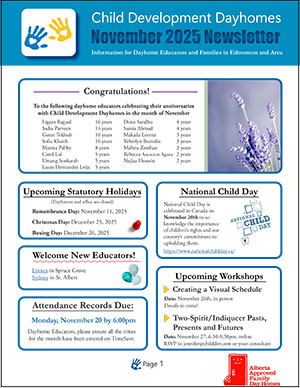 CDDH Edmonton Nov 2025 newsletter