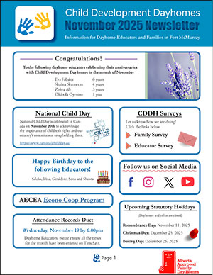 CDDH Fort McMurray November 2025 Newsletter