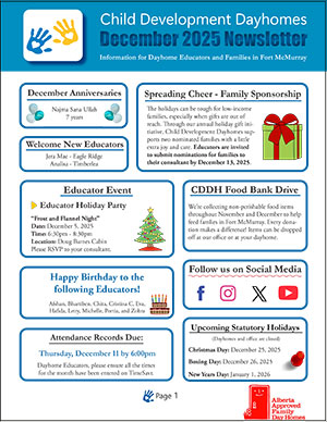 CDDH Fort McMurray December 2025 Newsletter